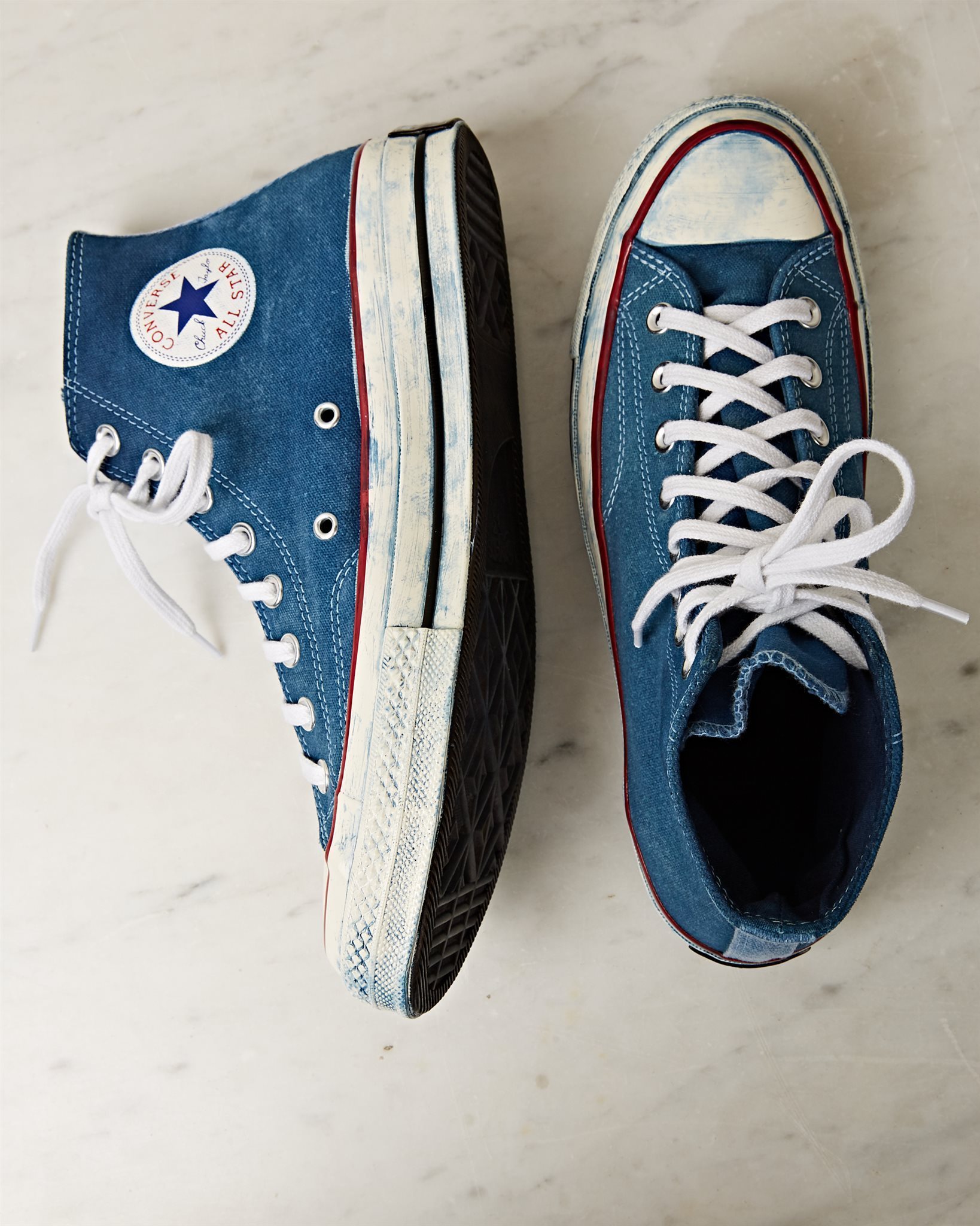 dyed Converse High Chuck 70 | Blue Print